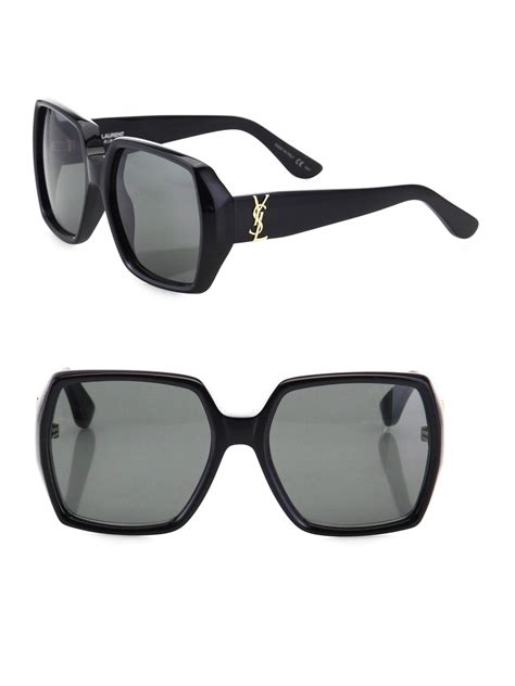 saint laurent 56mm oversized square sunglasses|yves saint laurent sunglasses women's.